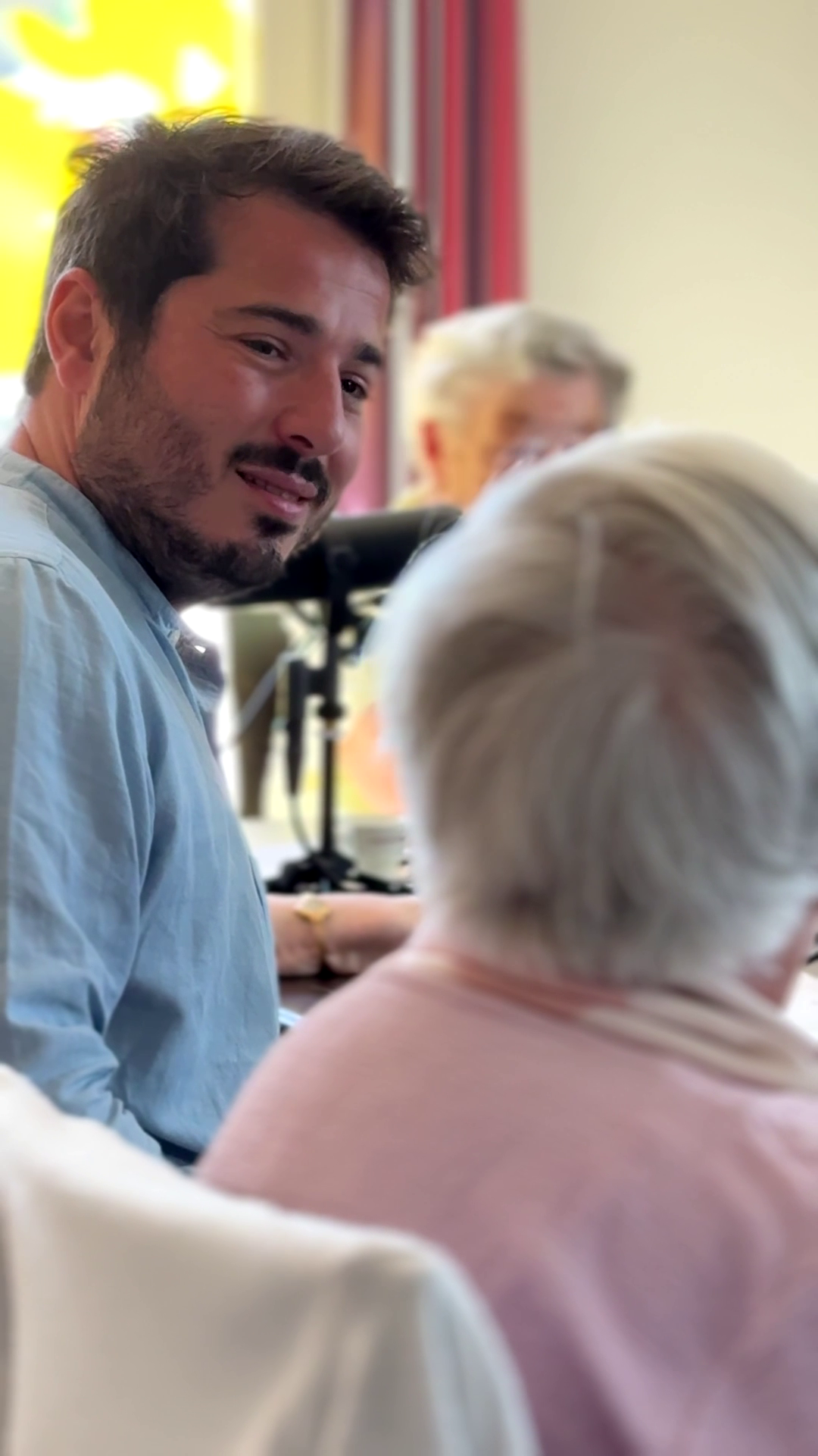 Interview intergénérationnelle en EHPAD